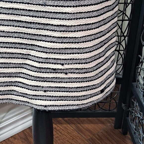 J Crew Tweed Skirt and Jacket Cream/Gray/Black Stripes - Picture 9 of 16